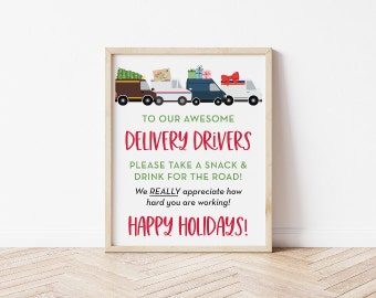 Delivery Driver Signs