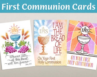 First Communion Cards