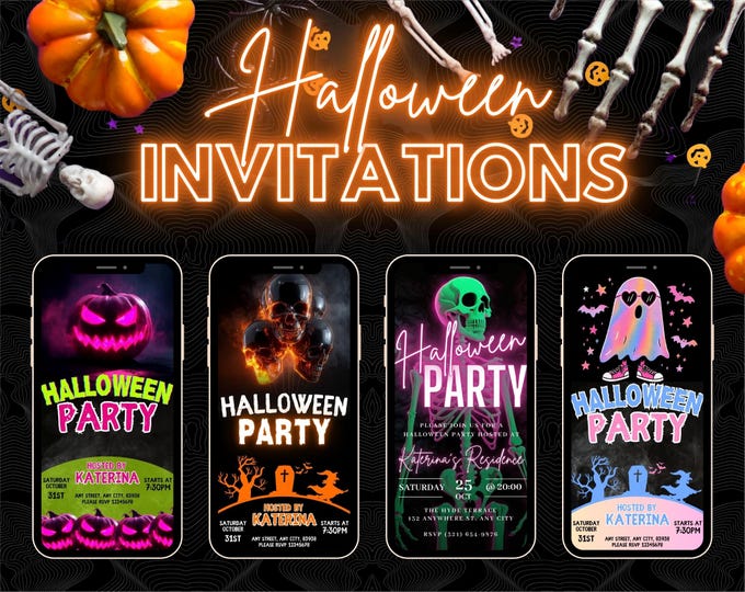 > Halloween Invites
