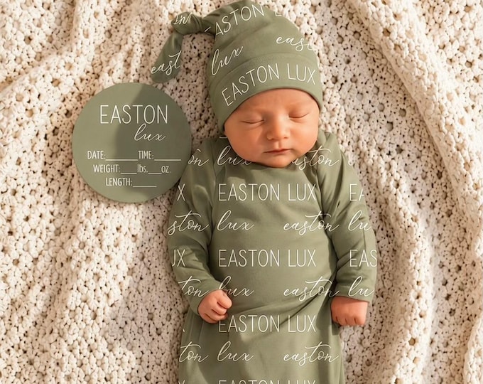 Boy Swaddles + Gowns