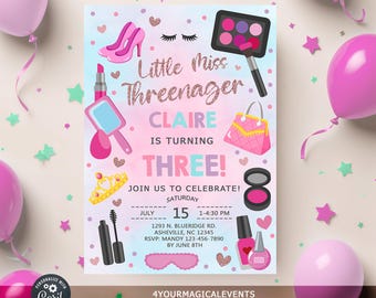 • Girl birthday invites