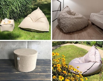 Bean bags, Floor poufs