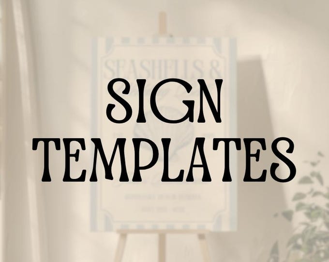 Templates - Signs