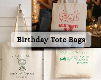 Birthday Tote Bags