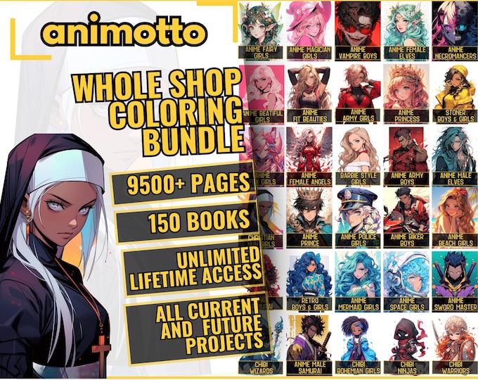 Anime Coloring Books