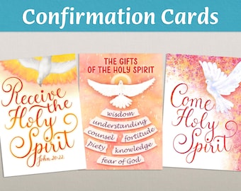 Confirmation Note Cards