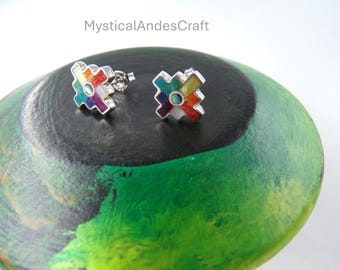 Earrings silver 950
