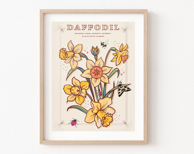 Flower Meanings Prints