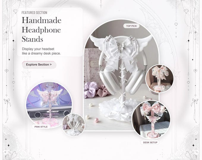 Handmade Headphone Stand