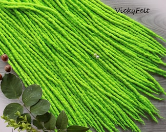 UV Neon wool dreads
