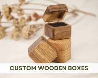Wooden Ring Boxes