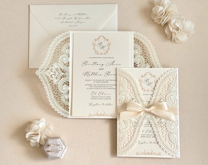 Lasercut Wedding Invites
