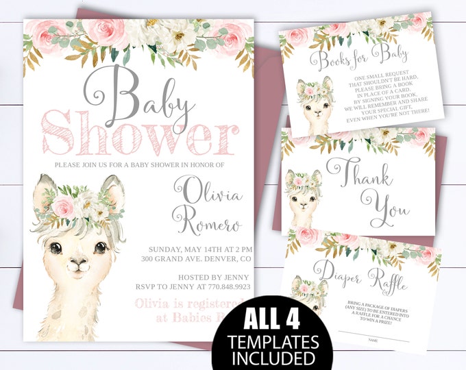 Food Tent Labels 8 desings 50/% OFF SALE Girl Baby shower Girl Baby-Welcome party Instant Download Blank