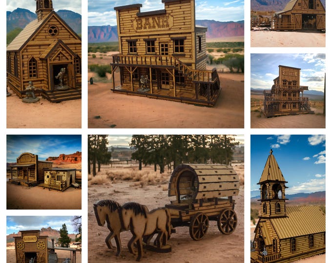 SVG Wild West scale 1/56