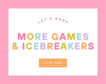 More Games & Icebreakers