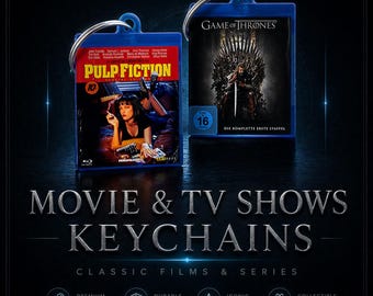 Movie/TV Series Case Keychains
