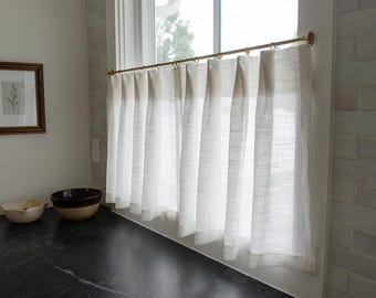 Unlined Cafe Curtains