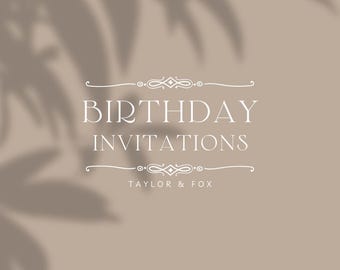 Birthday - Invitations