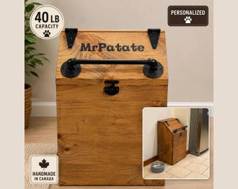 Pet Food Pet Toy Bins