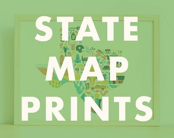 U.S. State Prints