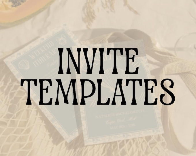 Templates - Invites