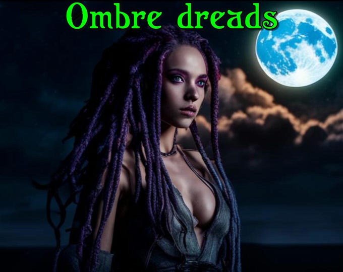 Ombre dreadlocks