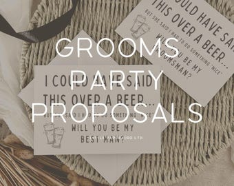 For The Grooms Party