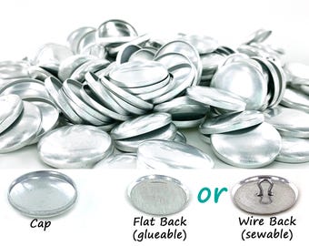 Cover Button Flat & Wire