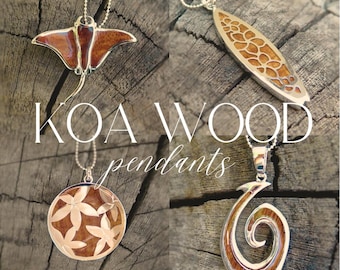 Koa Wood Pendants
