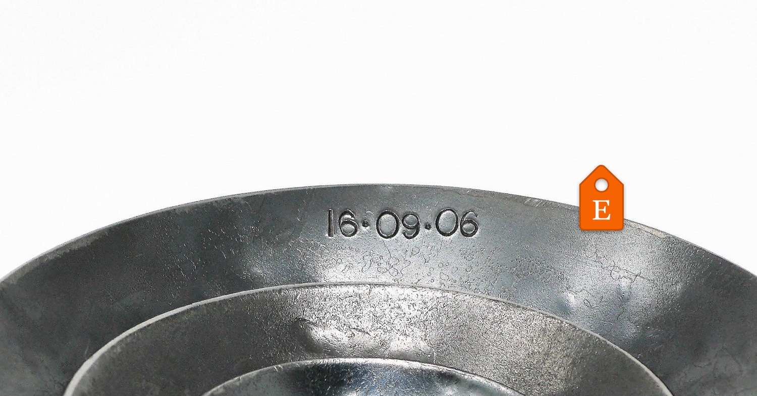 Large Iron bowl with personalized message 6th Wedding Etsy