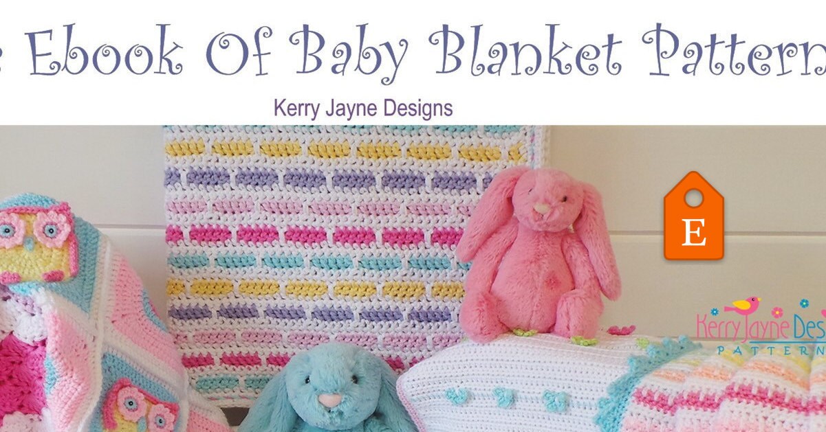BABY BLANKET EBOOK of Crochet Patterns 6 Beautiful Baby Etsy