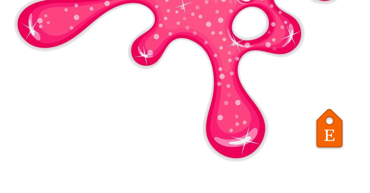 Slime Splats Cliparts, Slime SVG, Png, Paint Splatter Svg, Splatter Svg