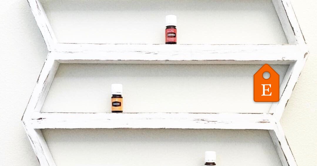Wood shelf essential oils Shelf nail polish rack boho Etsy