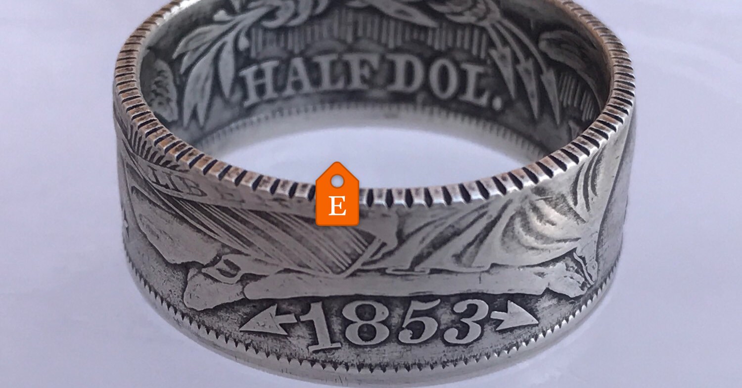 One ReREEDer Coin Ring STAMPING DIE to Apply DoubleSided Etsy