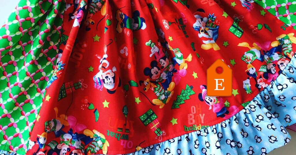 Girls Disney Christmas dress toddler Disney Christmas outfit Etsy