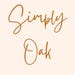 SimplyOakBoutique