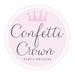 Confetti Crown Party Designs