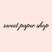 Sweet Paper Shop