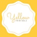 Yellow Printable