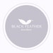 Monika Black Feather Jewellery