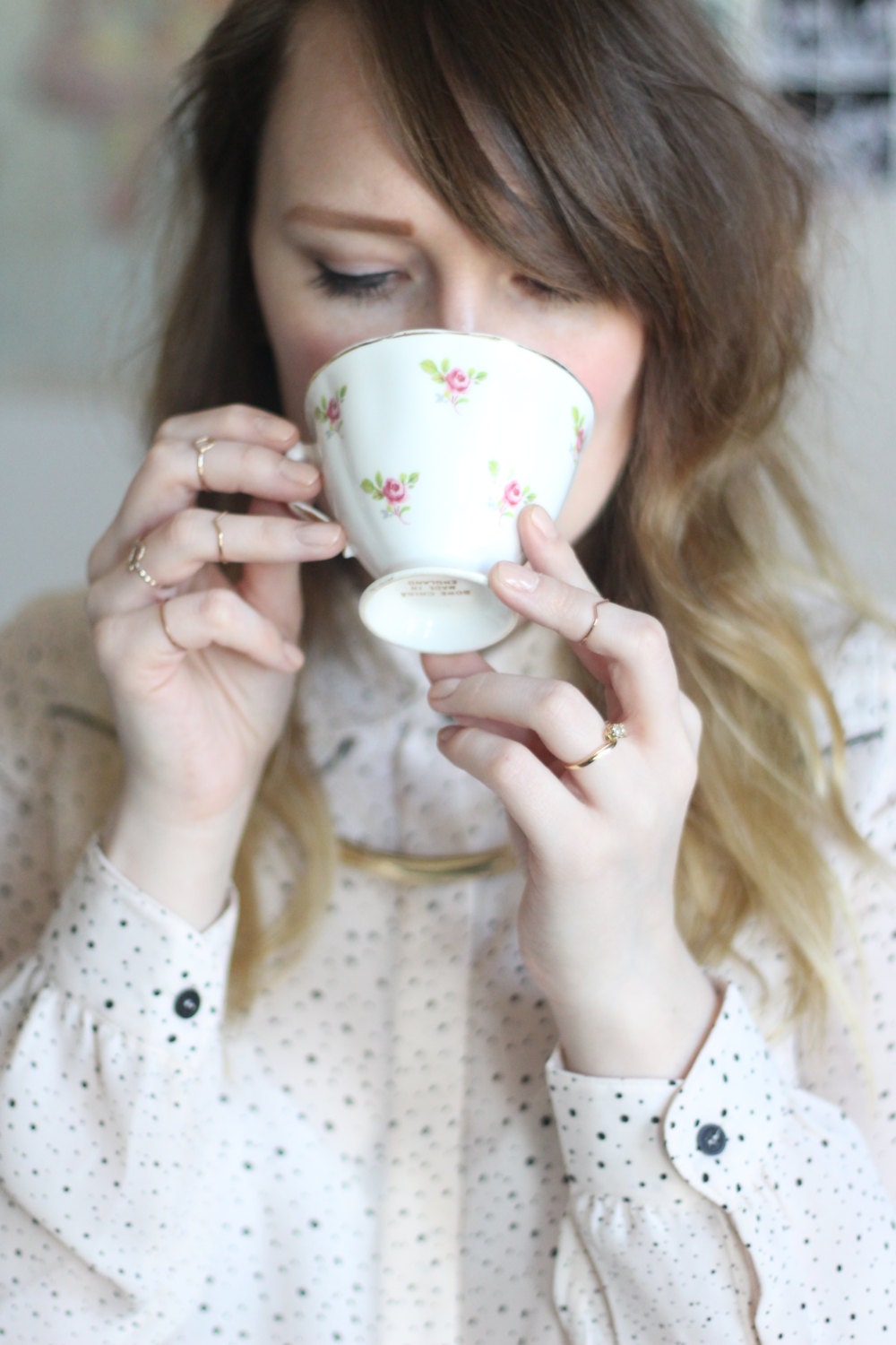 The Tea Drinking English Rose by TTDER on Etsy