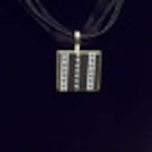 BIRD BAM MAHJONG TILE TOGGLE NECKLACE main image 1