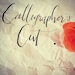 calligrapher's cut