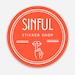 Sinful Sticker Shop