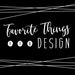 FavoriteThingsDesign