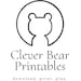 CleverBearPrintables