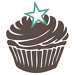 Items similar to EXCLUSIVE Modern Safari 4 Design Set Fondant Cupcake