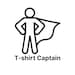 T-shirt Captain