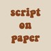 scriptonpaper
