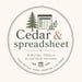 Cedar Spreadsheets